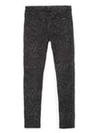 Printed Ponte Jegging Grey_black_snake