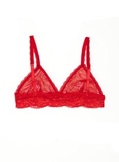 Nadia Lace Bralette Red