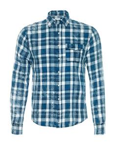 Single Pocket Shirt Blue-white