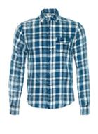 Single Pocket Shirt Blue-white