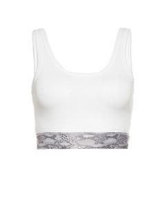 Crop Tank White