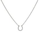 Horseshoe  Necklace White_gold Os