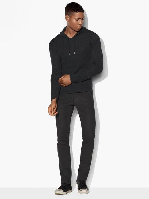 John Varvatos Waffle Knit Pullover Hoodie