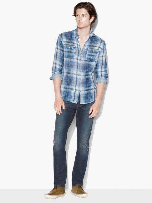 John Varvatos Roll-up Sleeve Sportshirt