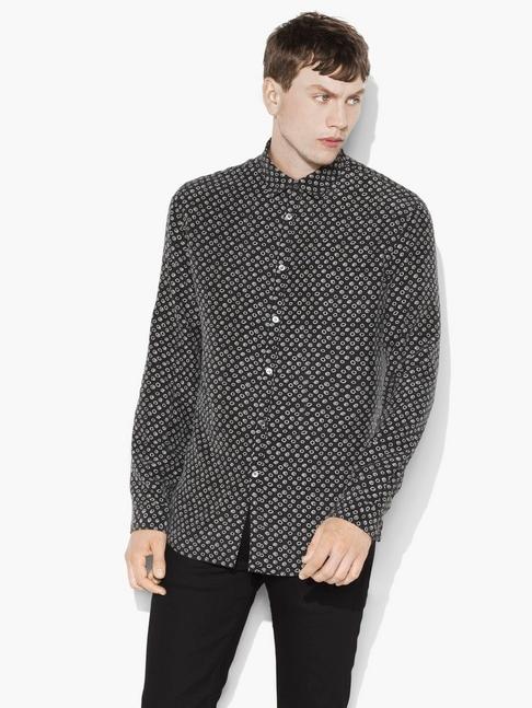John Varvatos Silk Patterned Shirt