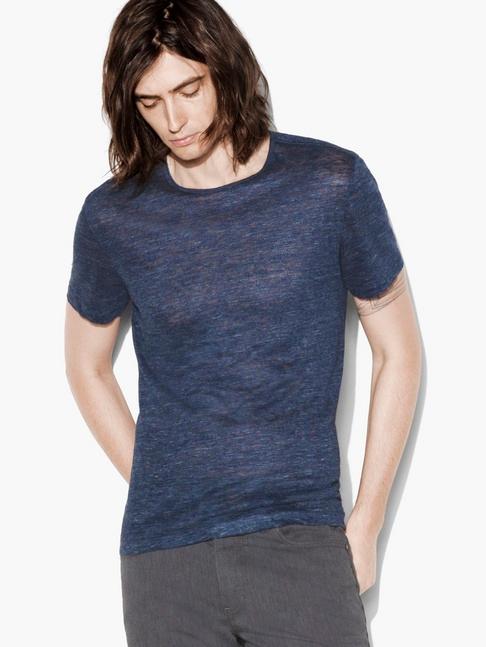 John Varvatos Linen Tee  Size: S