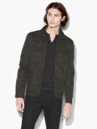 John Varvatos Patch Pocket Military Jacket  Size: S
