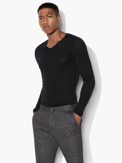 John Varvatos Birdseye Jacquard Knit Pants