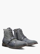 John Varvatos Fleetwood Buckle Cricket Boot Lead Size: 7.5