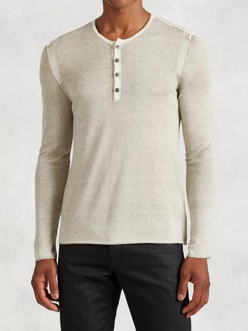 John Varvatos Silk Cashmere Henley