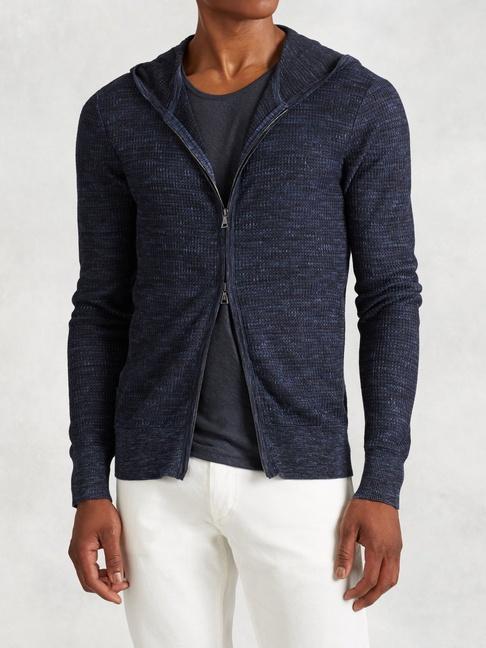 John Varvatos Linen Cotton Hoodie