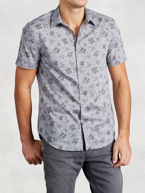 John Varvatos Cotton Floral Shirt