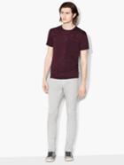 John Varvatos Short Sleeve Burnout Crew Neck  Size: M