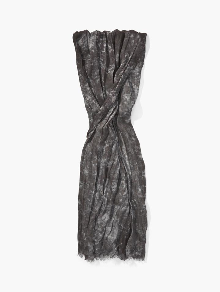 John Varvatos Woven Muted Patterned Scarf Derby Black