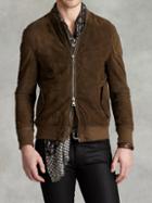 John Varvatos Zip Front Bomber