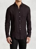 John Varvatos Slim Fit Linen Button-up Shirt