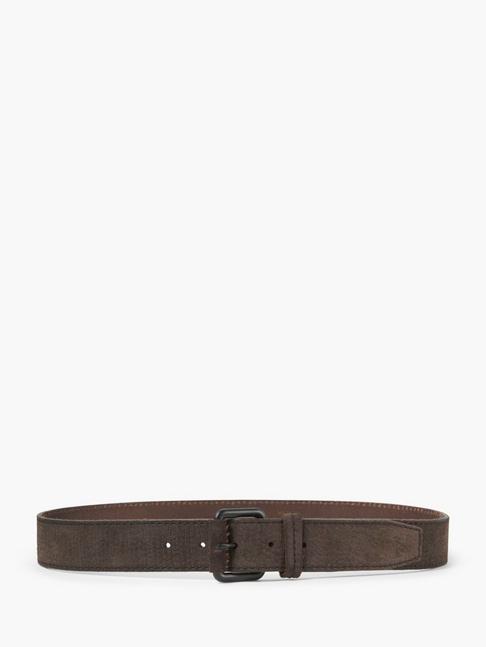John Varvatos Suede Textured Belt