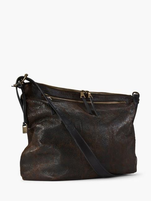 John Varvatos Triple Zip Crossbody Hobo