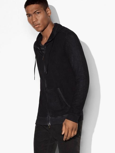 John Varvatos French Terry Zipped Hoody