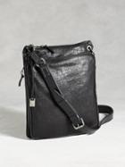 John Varvatos Croc-embossed Crossbody