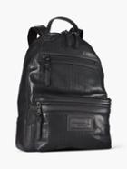 John Varvatos Suede Plaid Backpack