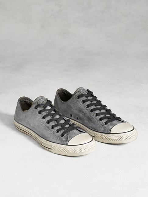 John Varvatos Chuck Taylor Pebbled Leather Low Top