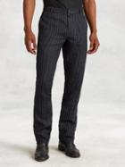 John Varvatos Linen Stripe Motor City Jean