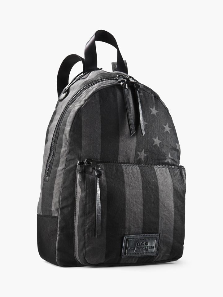 John Varvatos Gibson Flag Backpack Charcoal