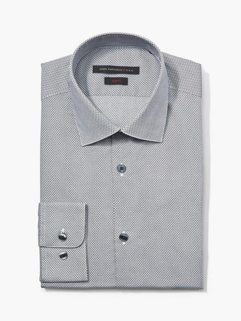 John Varvatos Slim Fit Dress Shirt With Edge Stitch Collar