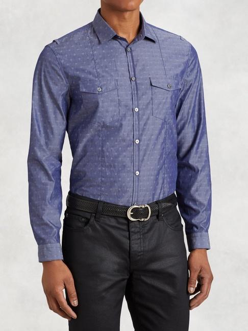John Varvatos Military Shirt