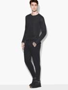 John Varvatos Tie Dye Crew Neck Gun Metal Size: M