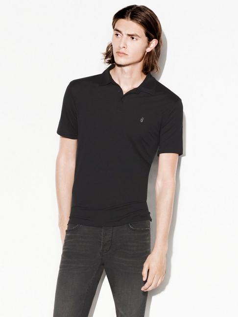 John Varvatos Pima Cotton Peace Polo