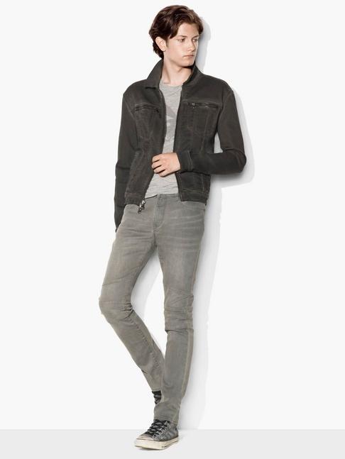 John Varvatos Knit Jean Trucker Jacket