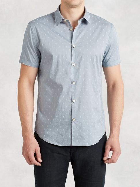 John Varvatos Cotton Short Sleeve Shirt