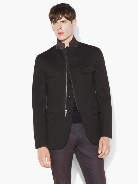 John Varvatos Multi-closure Notch Lapel Jacket
