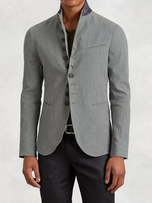John Varvatos Convertible Peak Lapel Jacket