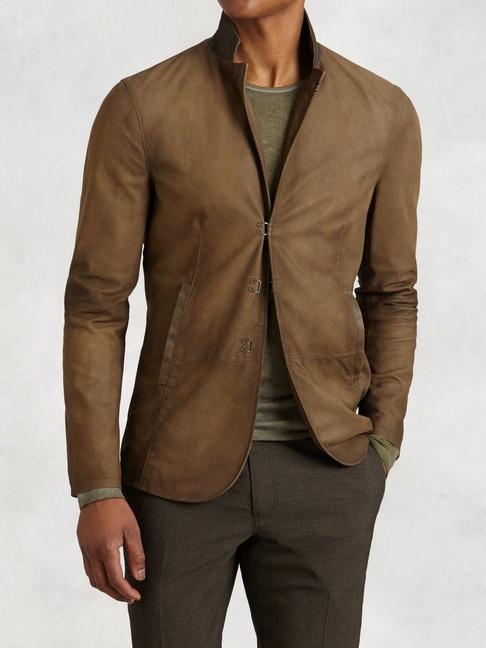 John Varvatos Hook & Bar Suede Jacket