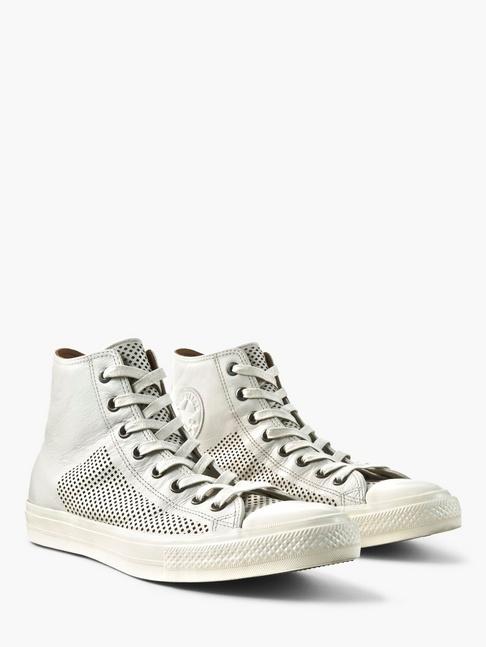 John Varvatos Chuck Ii Perforated Leather High Top
