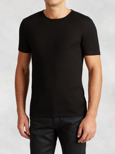 John Varvatos Jersey Sheen Ss Crewneck Tee