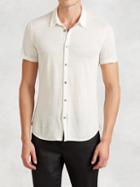 John Varvatos Collared Knit Shirt