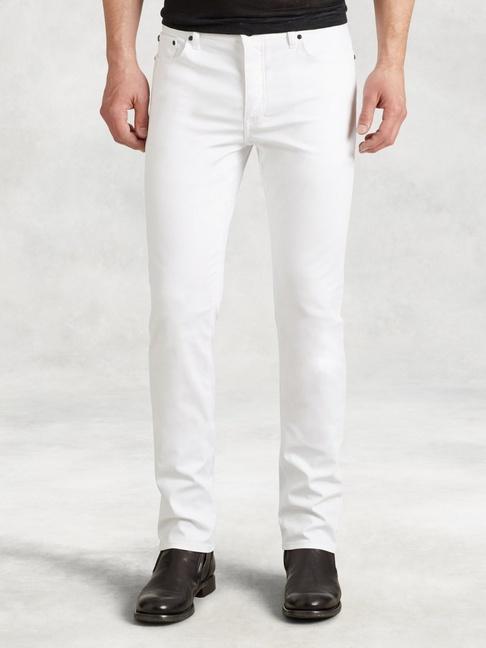 John Varvatos Woodward Cotton Canvas Jean  Size: 29 Rg