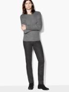 John Varvatos Mulberry Silk Crewneck Sweater  Size: Xs