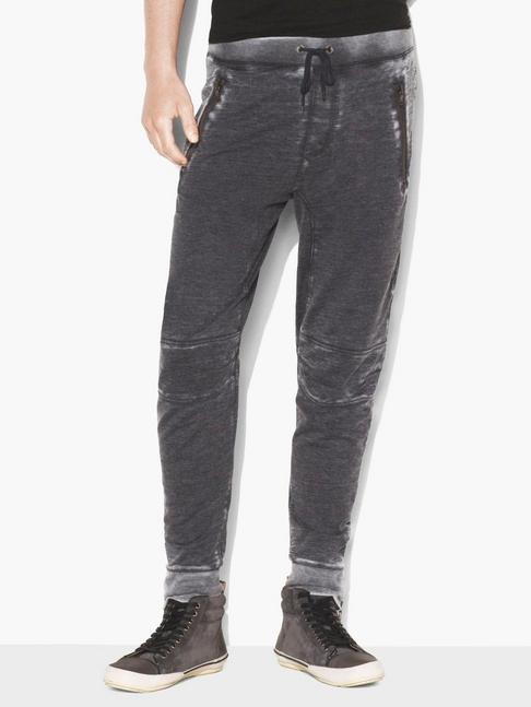 John Varvatos Burnout French Terry Biker Pant