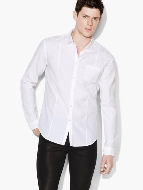 John Varvatos Tonal Trimmed Shirt