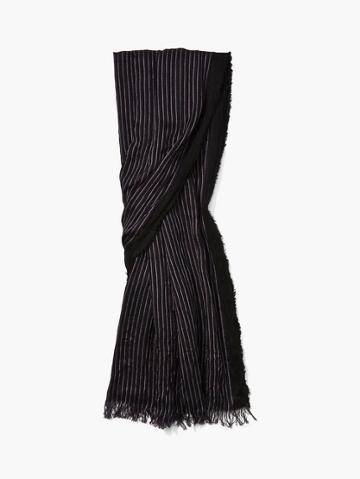 John Varvatos Wool Stars And Stripe Scarf