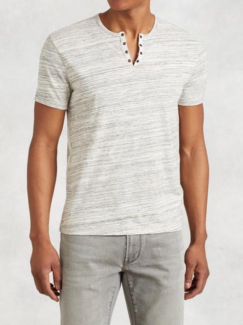 John Varvatos Eyelet Henley