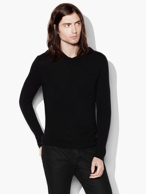 John Varvatos Cashmere & Wool Pullover Hoodie