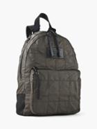 John Varvatos Quilted Nylon Backpack Army