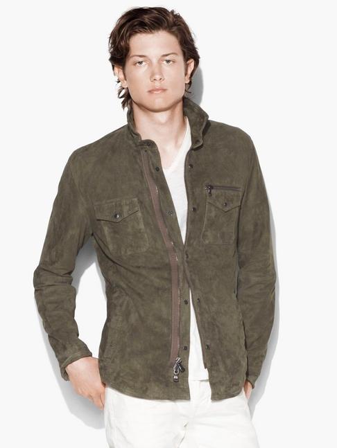 John Varvatos Suede Shirt Jacket  Size: S