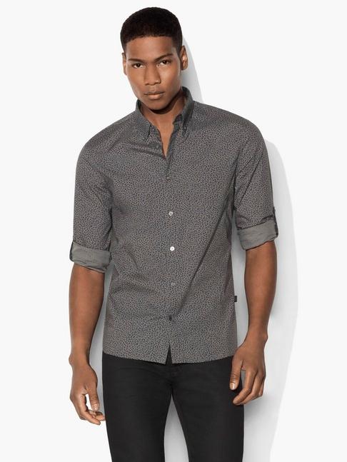 John Varvatos Mayfield Cheetah Sport Shirt